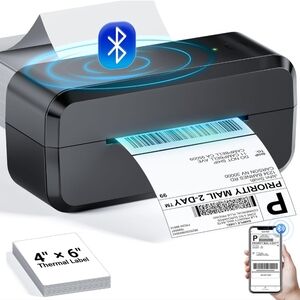 Bluetooth Thermal Shipping Label Printer